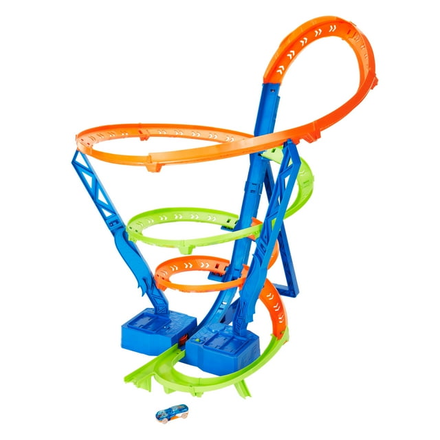 Circuit de vitesse en spirale Hot Wheels Action - Mattel