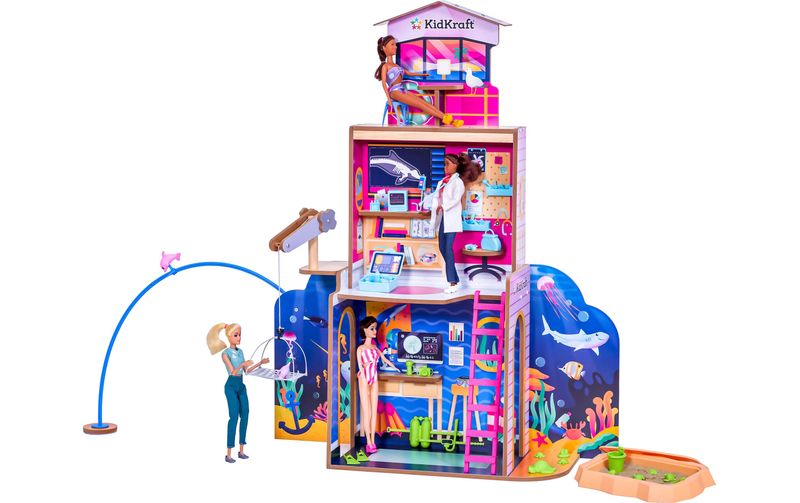 2-in-1 Beach & Rescue Center Dollhouse