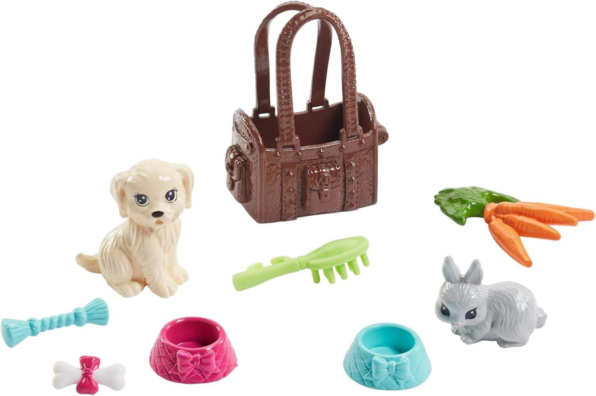 Coffret de jeu Barbie et animaux de compagnie - Mattel