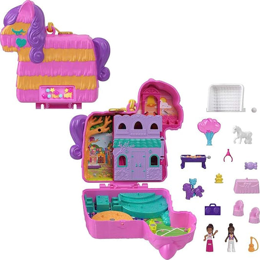 Polly Pocket Piñata Party Compact Playset - Mattel