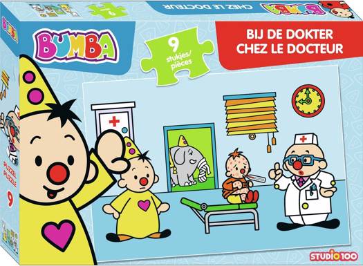 Bumba Puzzel Bij de Dokter - 9 Stukken