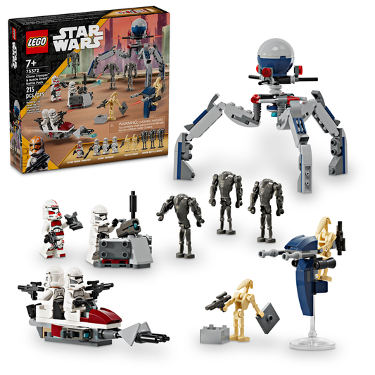 LEGO Star Wars: Clone Trooper & Battle Droid Battle Pack 75372