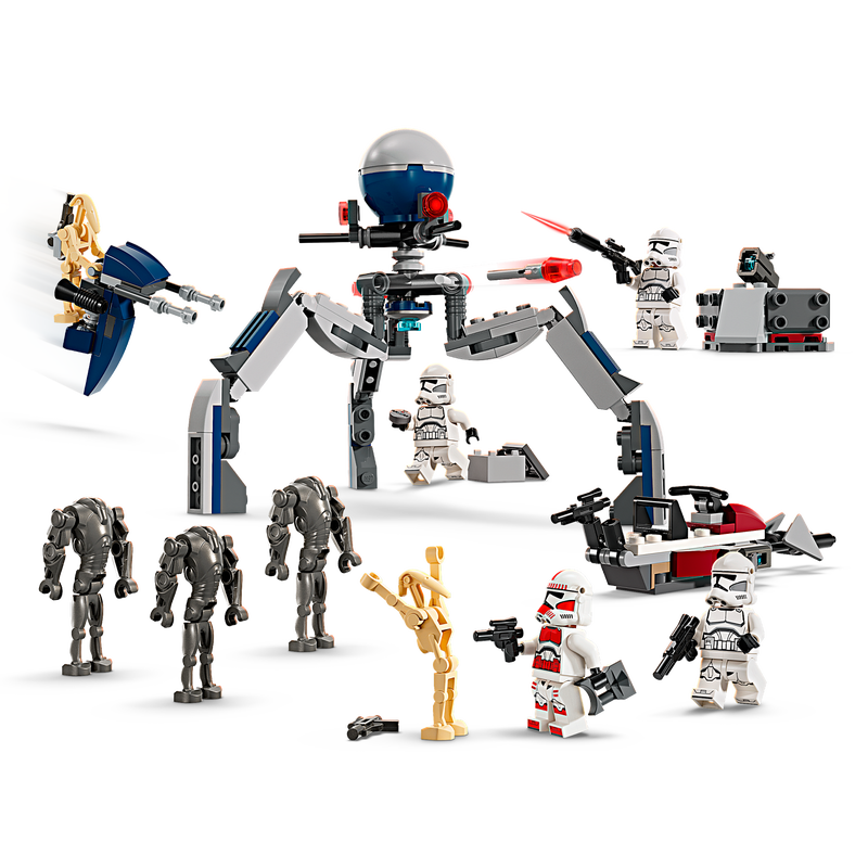 LEGO Star Wars: Clone Trooper &amp; Battle Droid Battle Pack 75372