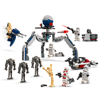 LEGO Star Wars: Clone Trooper &amp; Battle Droid Battle Pack 75372