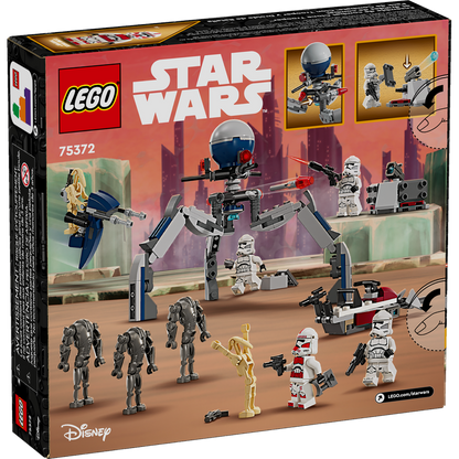 LEGO Star Wars: Clone Trooper &amp; Battle Droid Battle Pack 75372