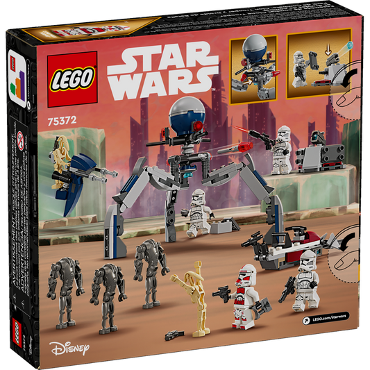 LEGO Star Wars: Clone Trooper & Battle Droid Battle Pack 75372