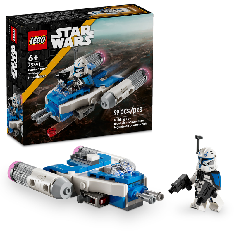 LEGO Star Wars : Microfighter Y-Wing du Capitaine Rex 75391