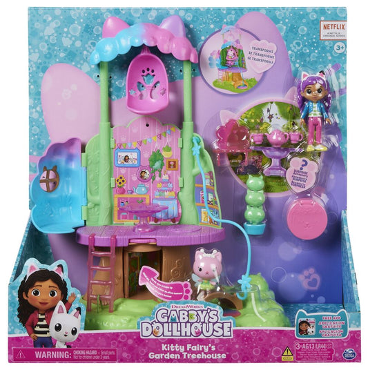 Gabby's Dollhouse Kitty Fairy's Garden Treehouse