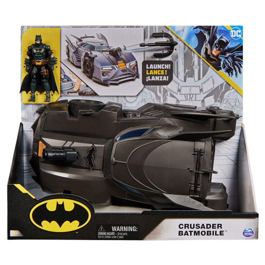DC Comics Crusader Batmobile Playset with Exclusive 4-inch Batman Figure