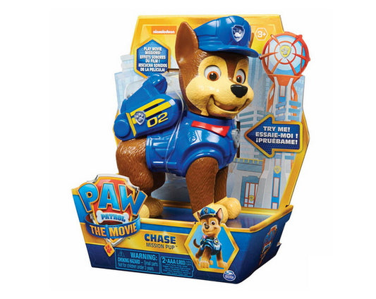 La Pat' Patrouille : Le Film – Figurine interactive Chase