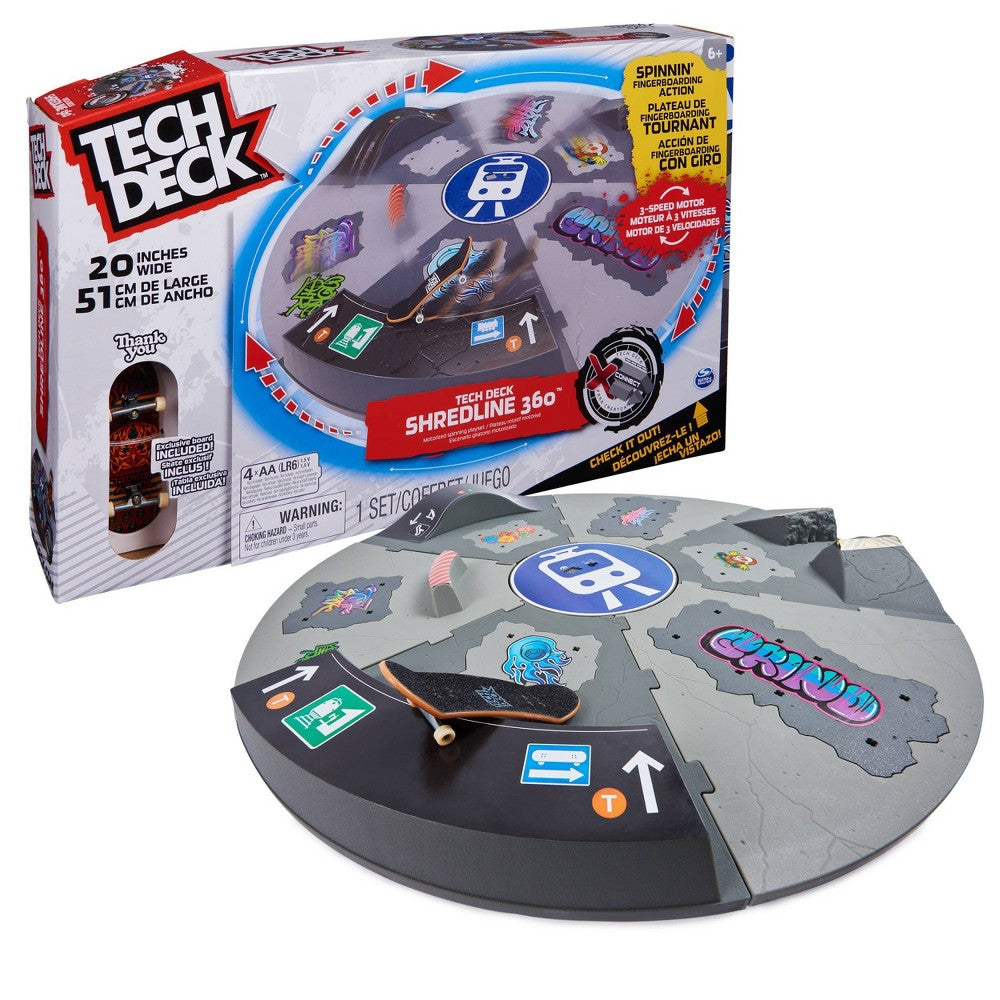 Tech Deck Shredline 360 ​​Gemotoriseerd Skatepark