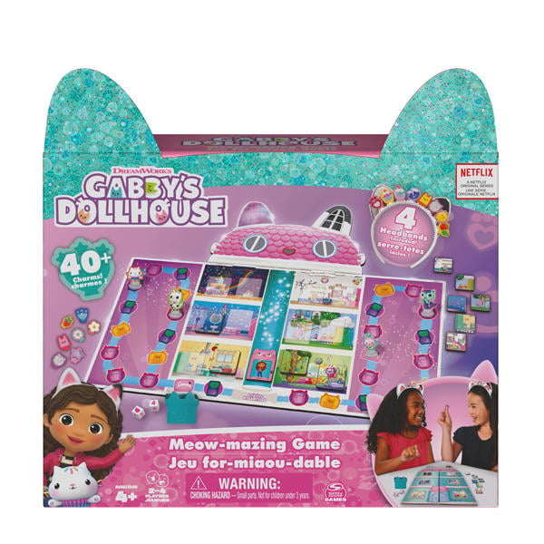 Gabby's Dollhouse Meow-Mazing Board Game