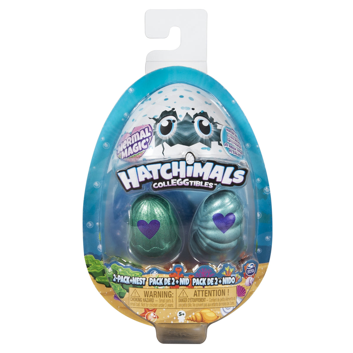 Hatchimals CollEGGtibles Seizoen 5 Mermal Magic 2-Pack + Nest