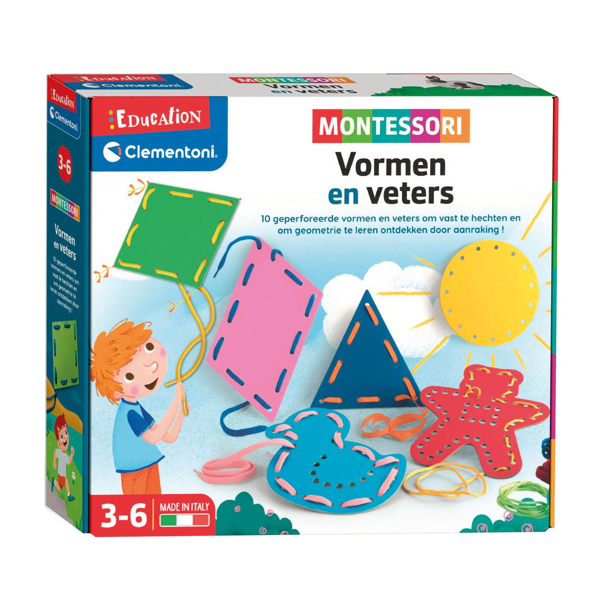 Clementoni Education Montessori - Vormen en Veters  NL