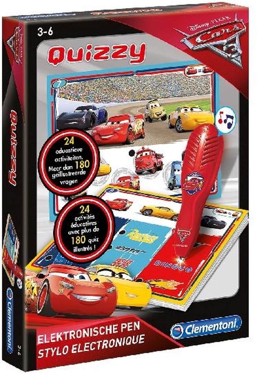 Clementoni Cars 3 Quizzy Interactive Learning Game 66685