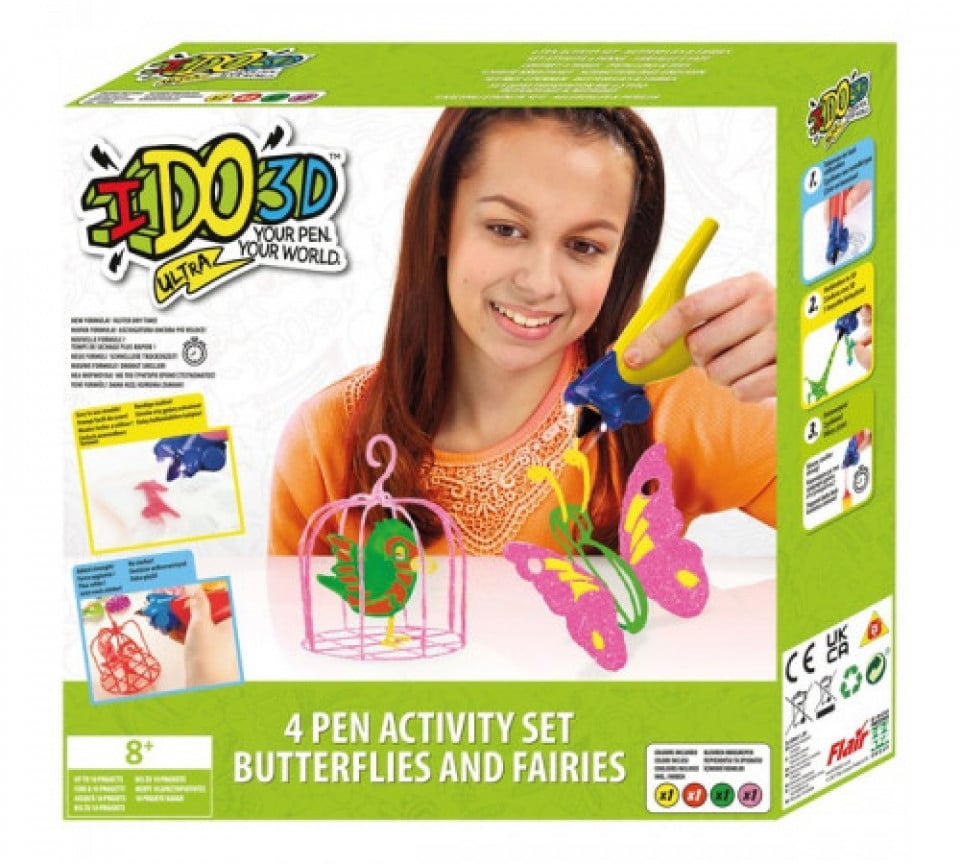 IDO3D Ultra 4 Pen Set - Butterfly & Fairies
