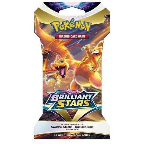 Pokémon TCG: Sword & Shield - Brilliant Stars Sleeved Booster Pack