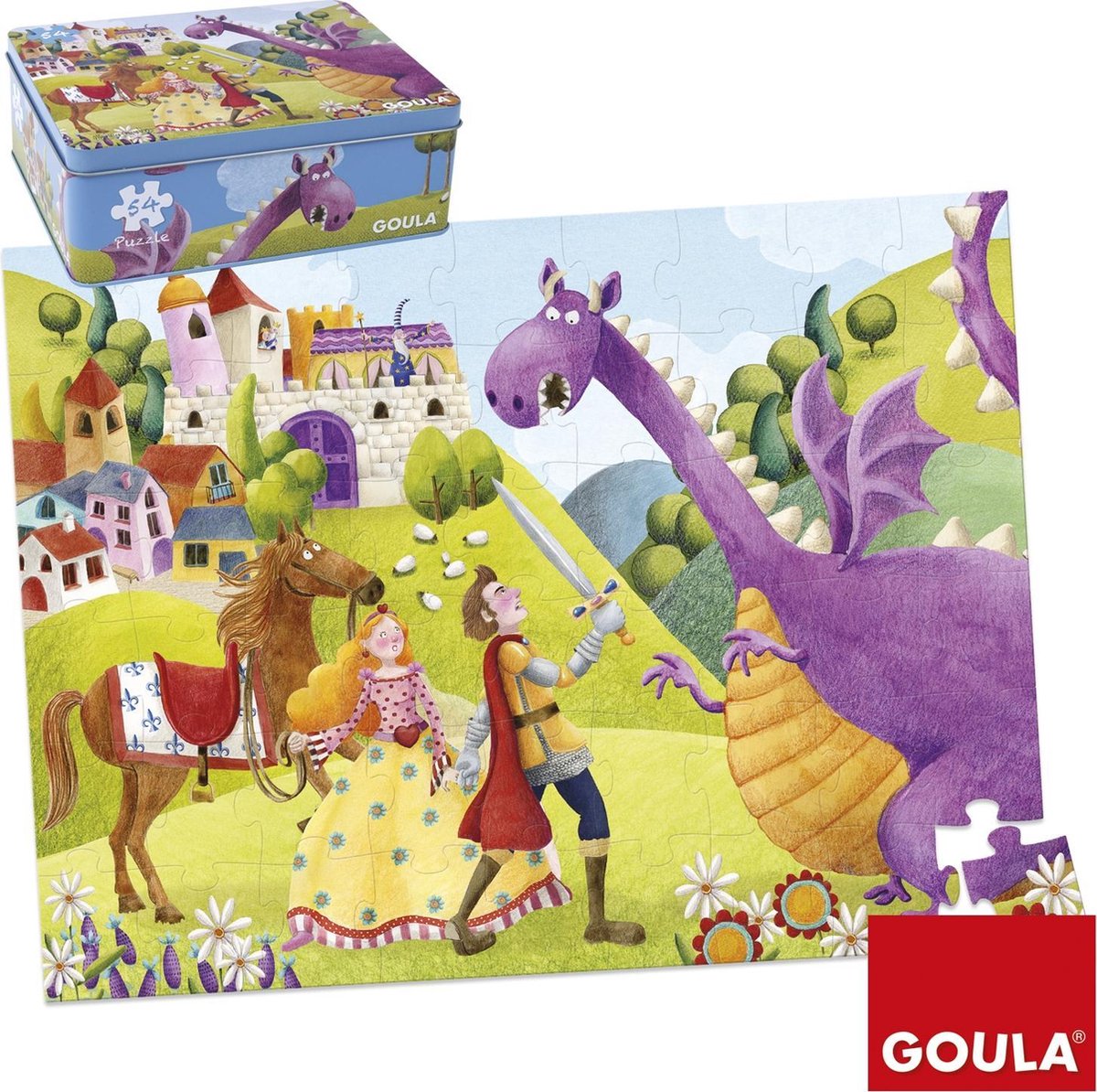 Prince and Dragon Puzzle 54 Pieces
