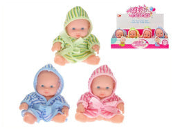 Poupée bébé avec peignoir, 20 cm