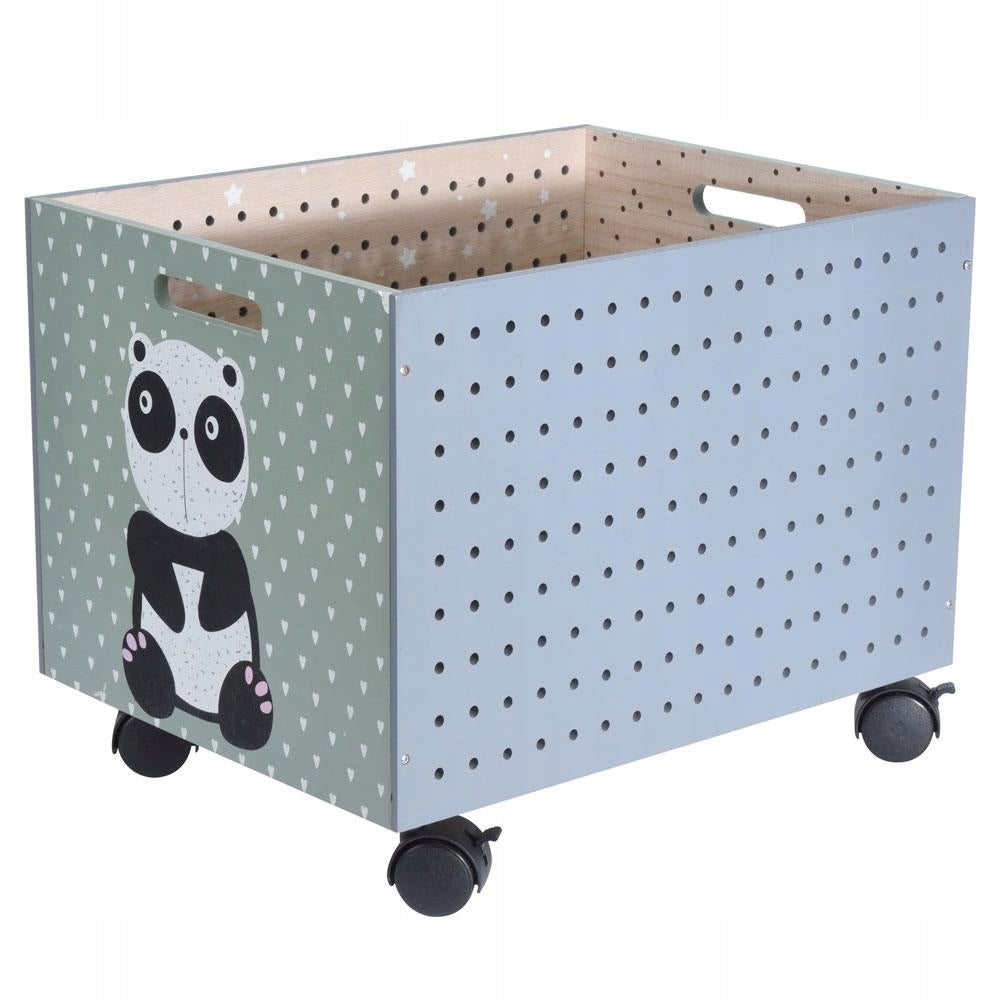 Kids Collection Wooden Storage Chest with Wheels