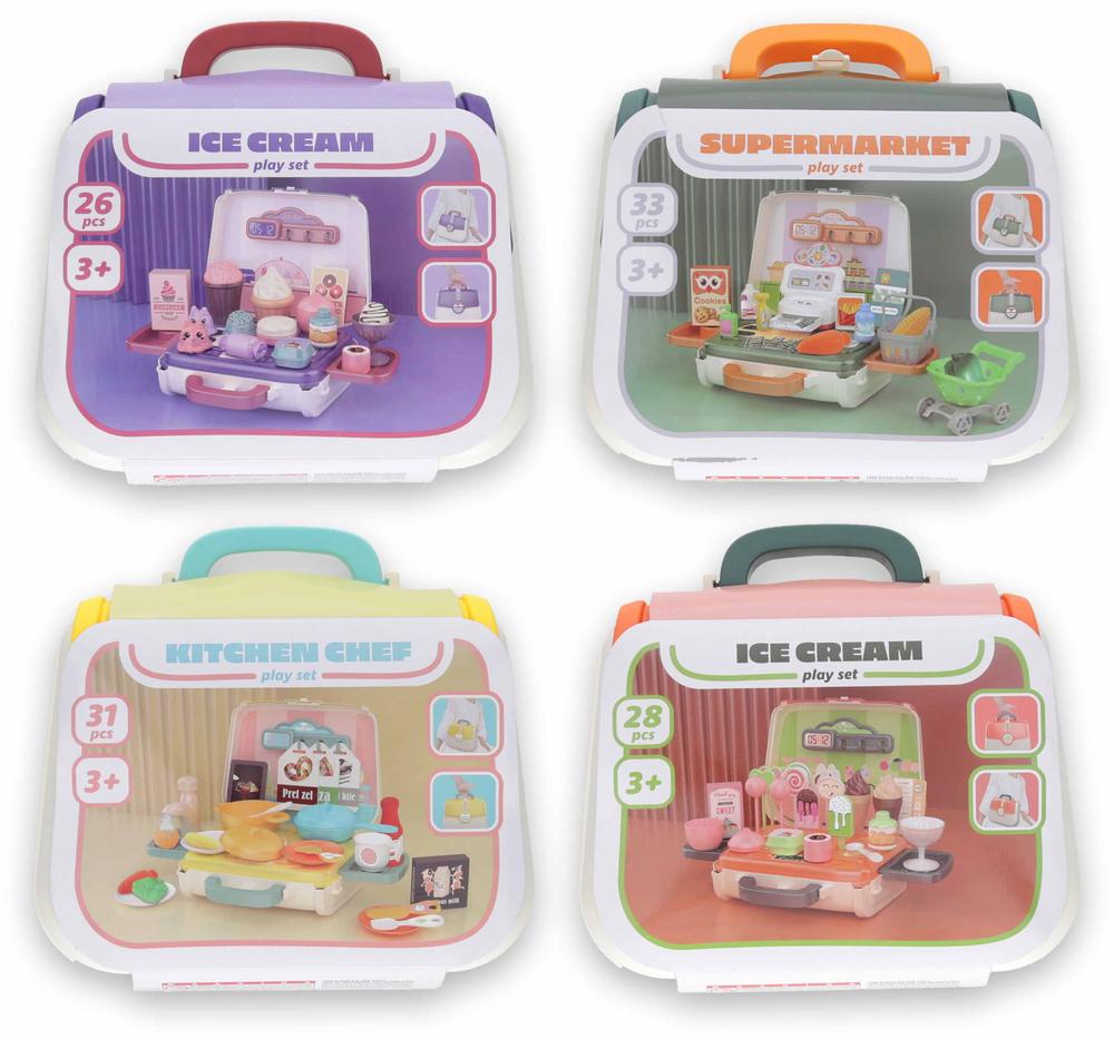 Girls' Playset Suitcase – 4 Themes