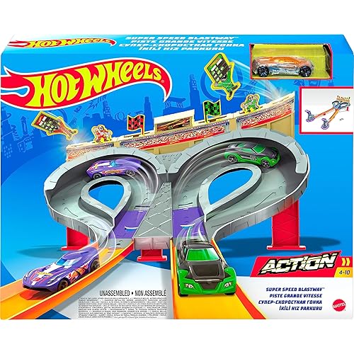 Hot Wheels Super Speed Blastway Track Set - Mattel