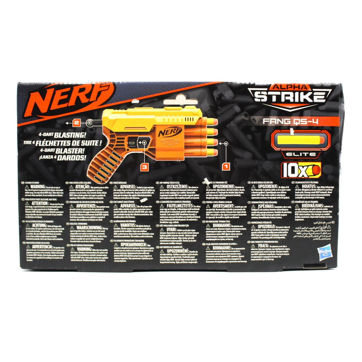 Nerf Alpha Strike Fang QS-4 Blaster - Hasbro