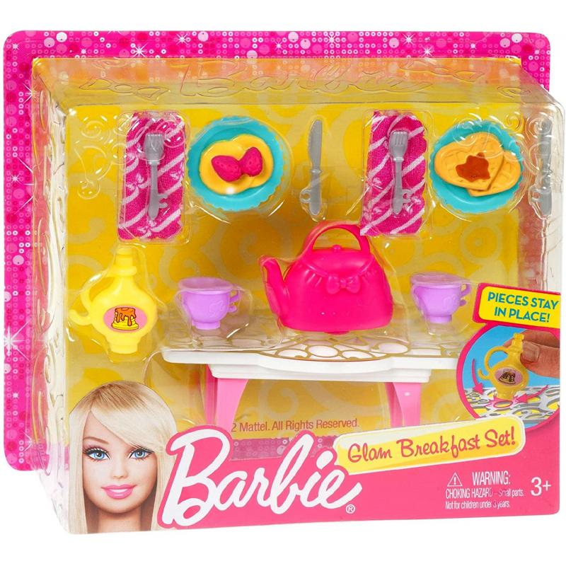 Barbie Glam Breakfast Accessory Pack - Mattel